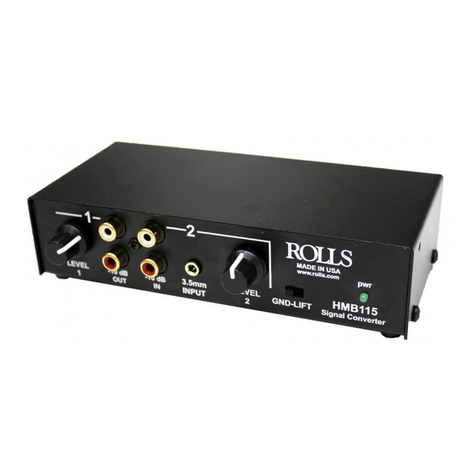 Rolls HMB115 User manual
