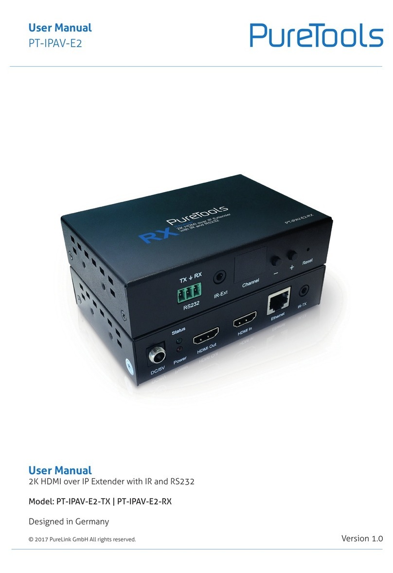 PureTools PT-IPAV-E2-RX user manual
