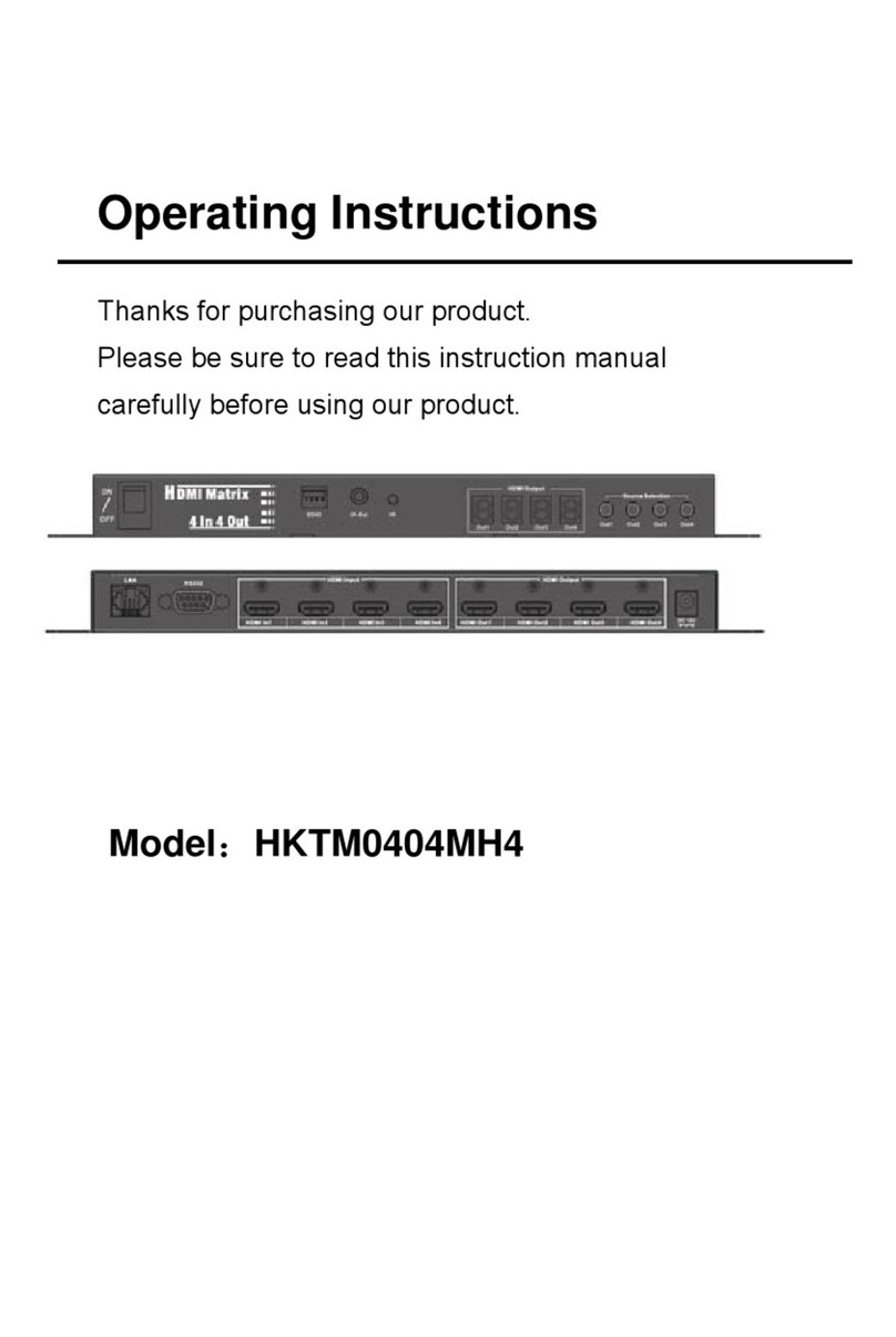 Hank HKTM0404MH4 instruction manual