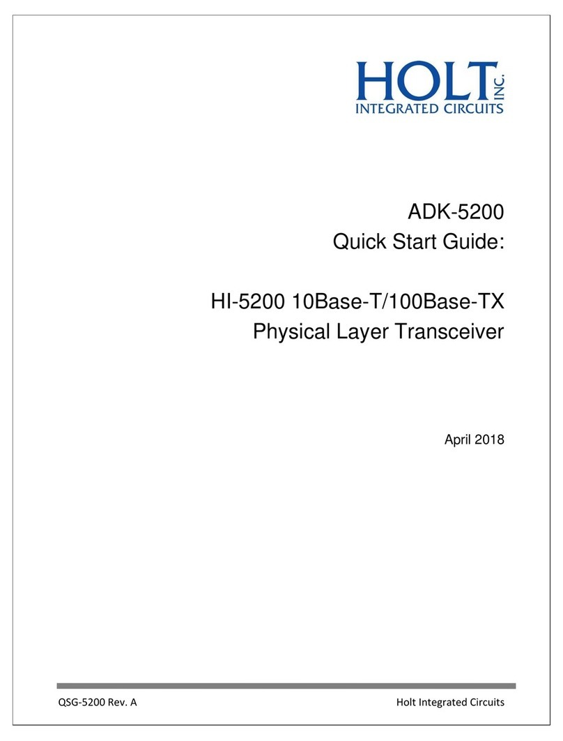 HOLT ADK-5200 User manual