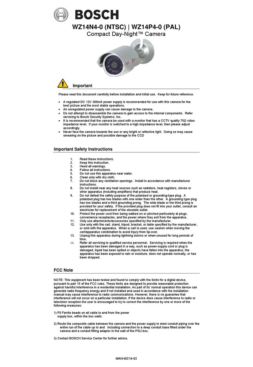 Bosch WZ14N4-0 User manual