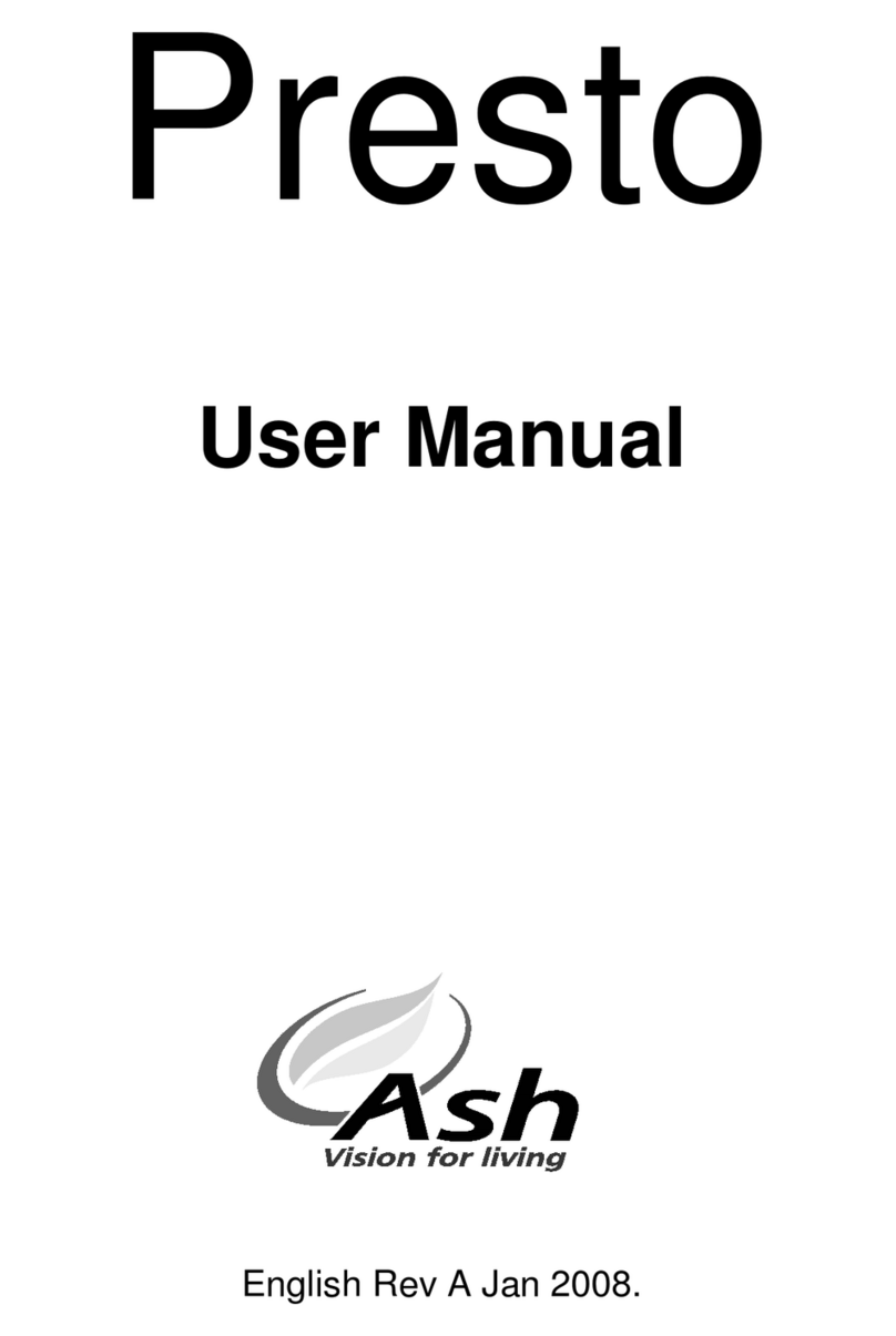 Ash Presto User manual