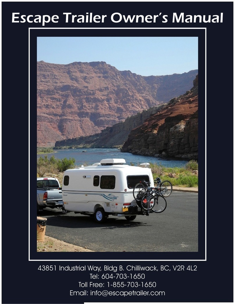 Escape Trailer Industries Escape 2014 owner's manual Escape Trailer Industries Escape 2014 owner's manual