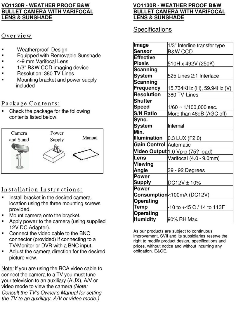 Lorex VQ1130R User manual Lorex VQ1130R User manual