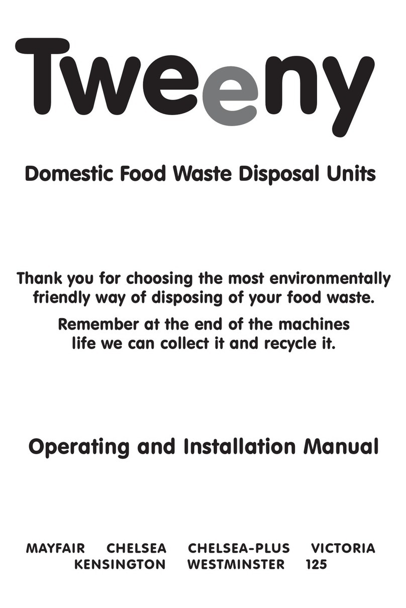 Tweeny MAYFAIR OPERATING AND INSTALLATION Manual