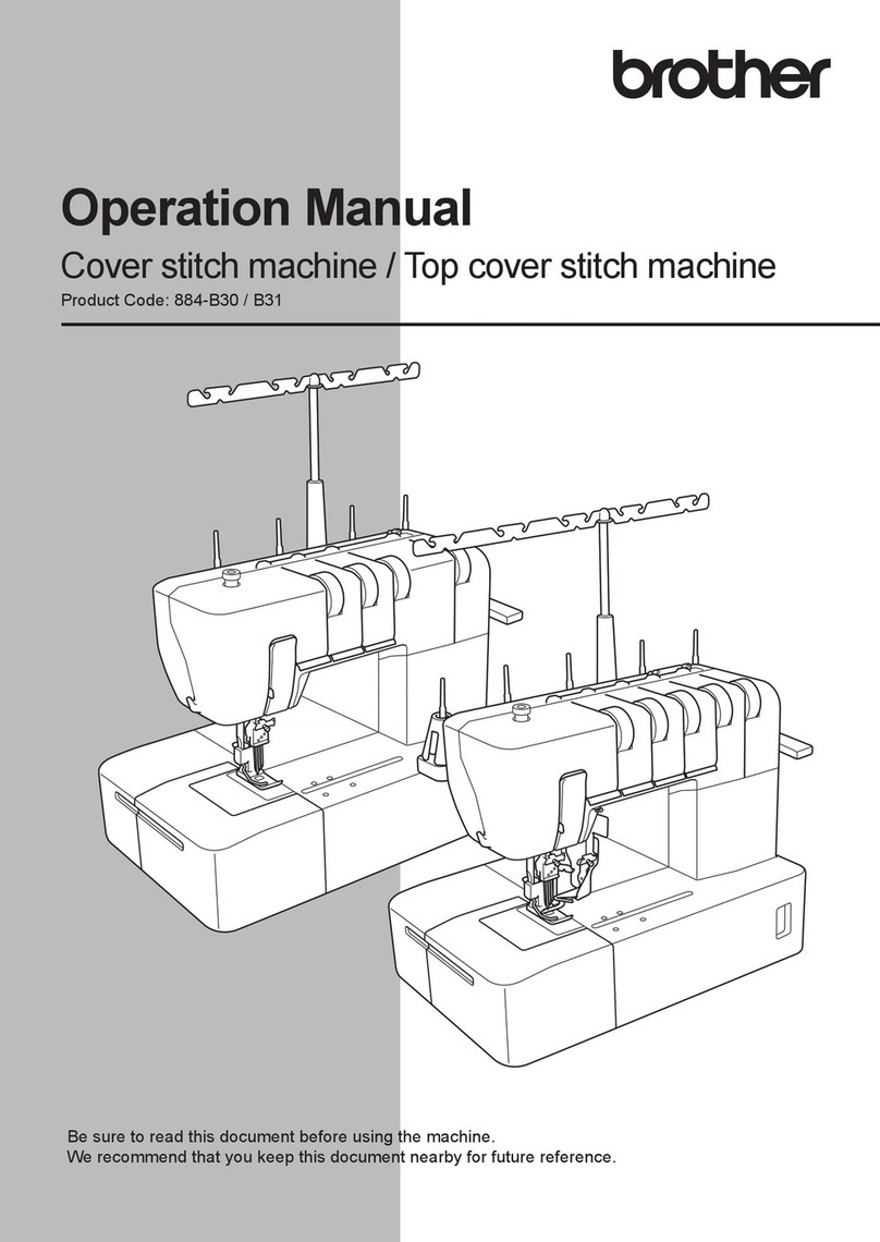 Brother 884-B30 Installation manual