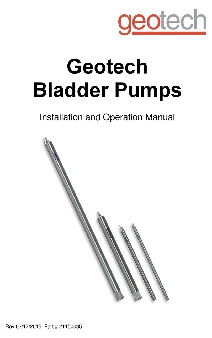 Geotech Bladder Pumps Installation and operation manual Geotech Bladder Pumps Installation and operation manual