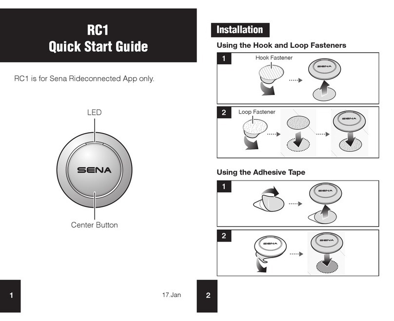 Sena RC1 User manual