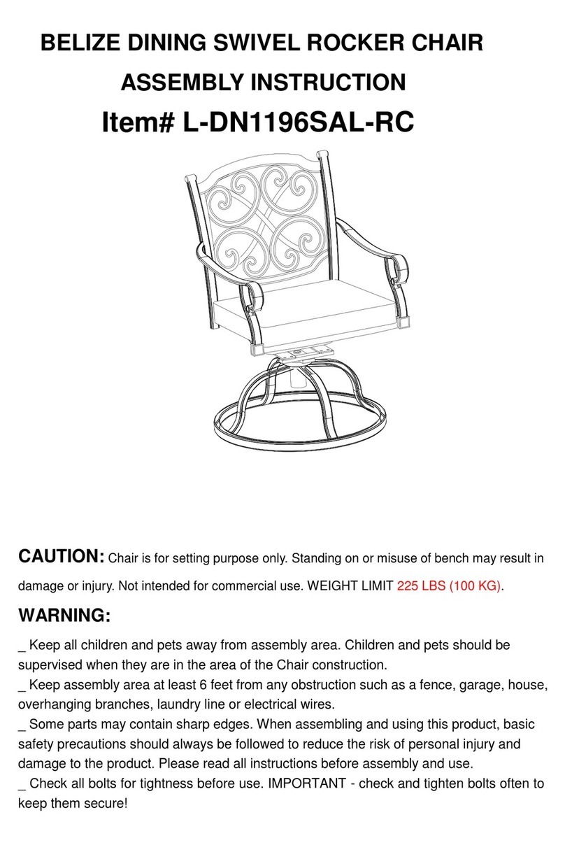 Sunjoy L-DN1196SAL-RC User manual Sunjoy L-DN1196SAL-RC User manual