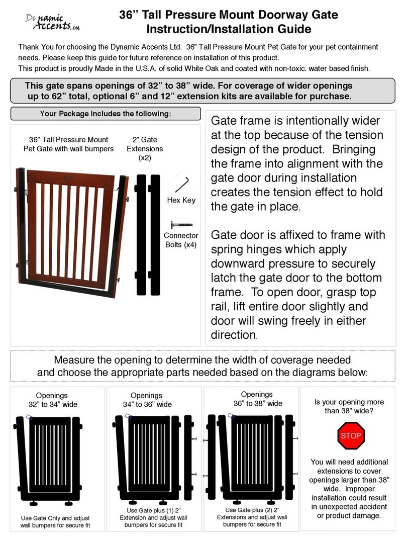 Dynamic Accents 52250 Instruction & installation manual