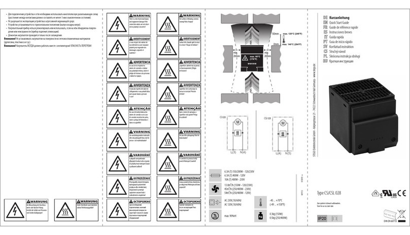STEGO CSL 028 User manual