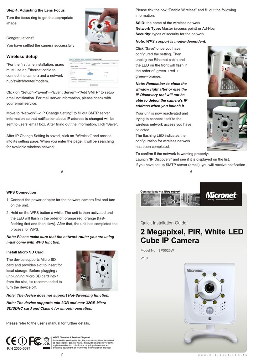 MicroNet SP5523W User manual