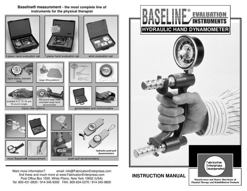Fabrication Enterprises BASELINE SERIES User manual
