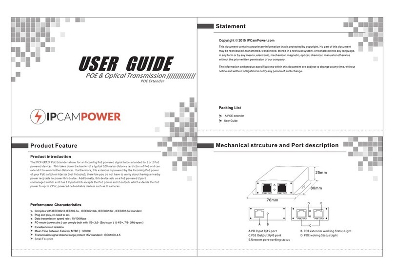 IPCamPower IPCP-EXT2P user guide