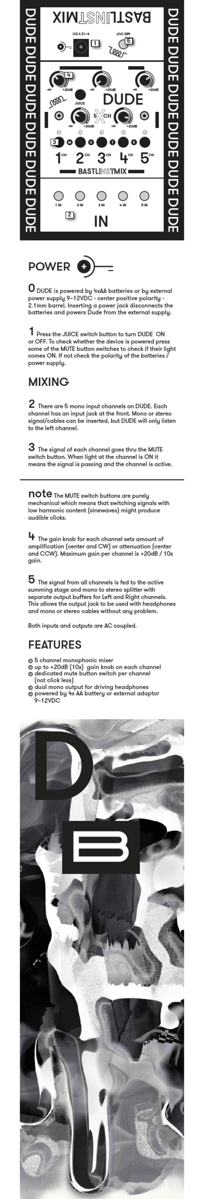 Bastl DUDE user guide