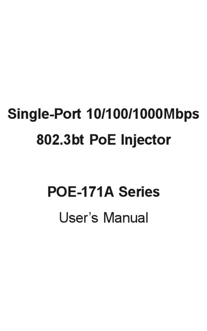 Planet POE-171A-60 user manual