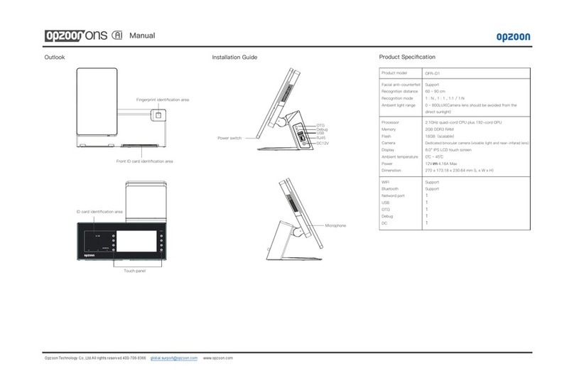 Opzoon OFR-D1 User manual