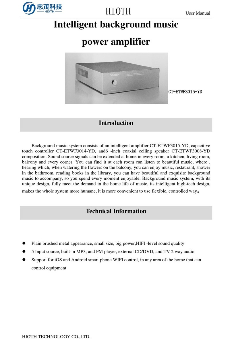 HIOTH TECHNOLOGY CO., LTD CT-ETWF3015-YD user manual