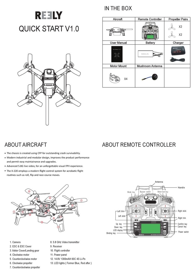 Reely X-220 Operator's manual