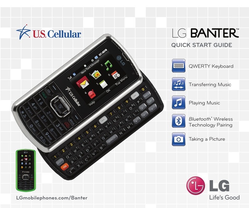 LG US Cellular UX265 Banter User manual