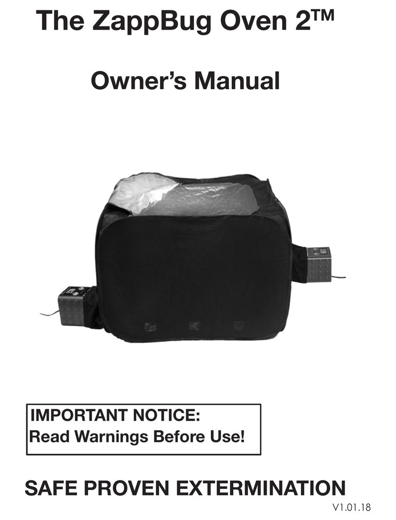 ZappBug Oven 2 User manual