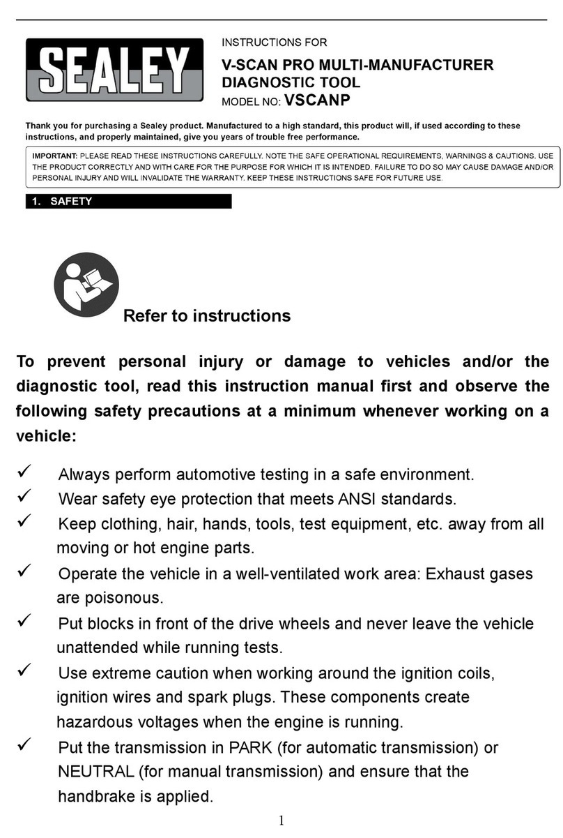 Sealey VSCANP instructions
