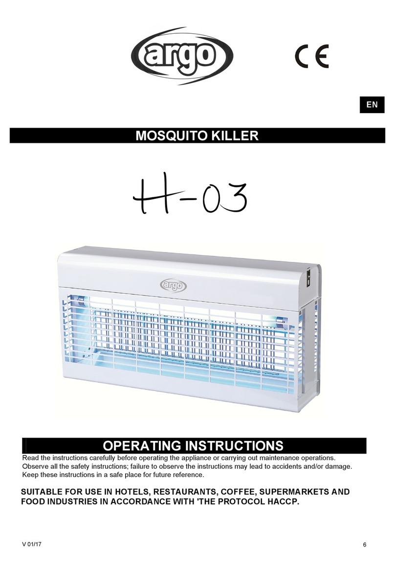 Argo H-03 operating instructions