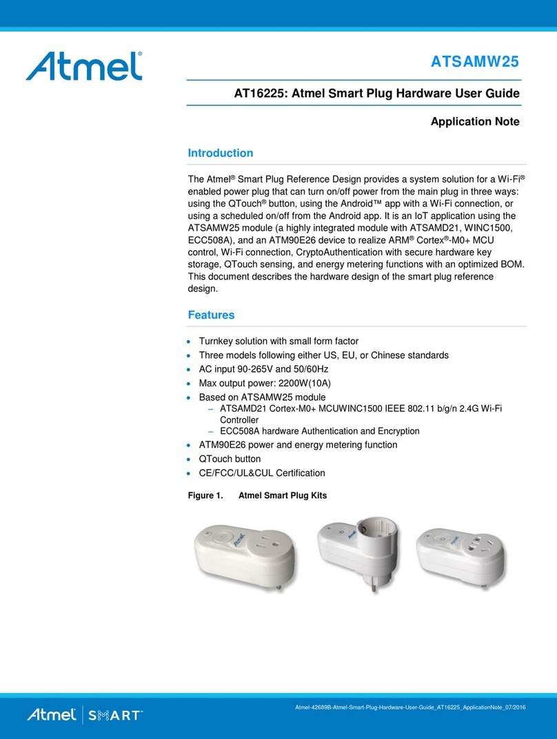 Atmel AT16225 Installation manual