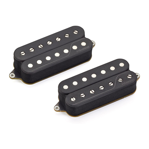 Fishman FLUENCE KEITH MERROW installation guide