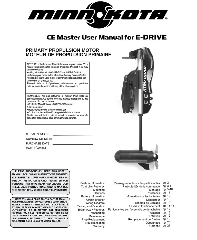 MINN KOTA CE Master user manual