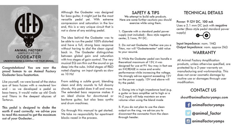 AFA Godeater User manual