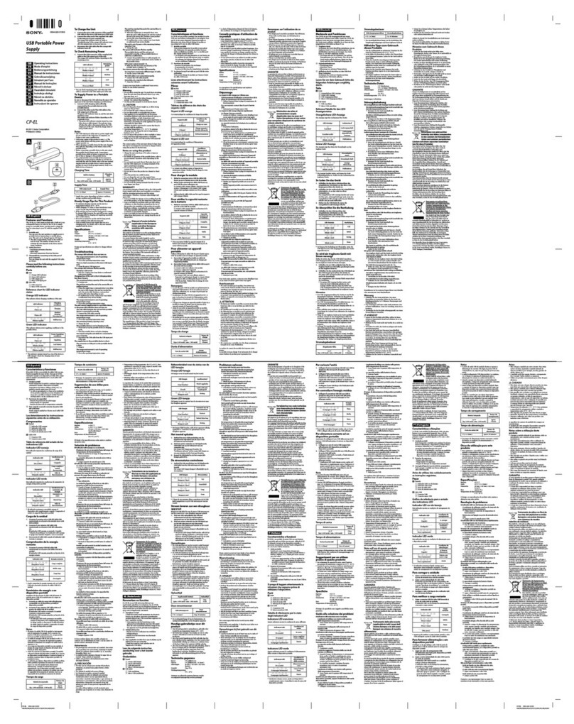 Sony CP-EL User manual