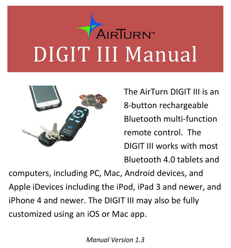 AirTurn DIGIT III user manual