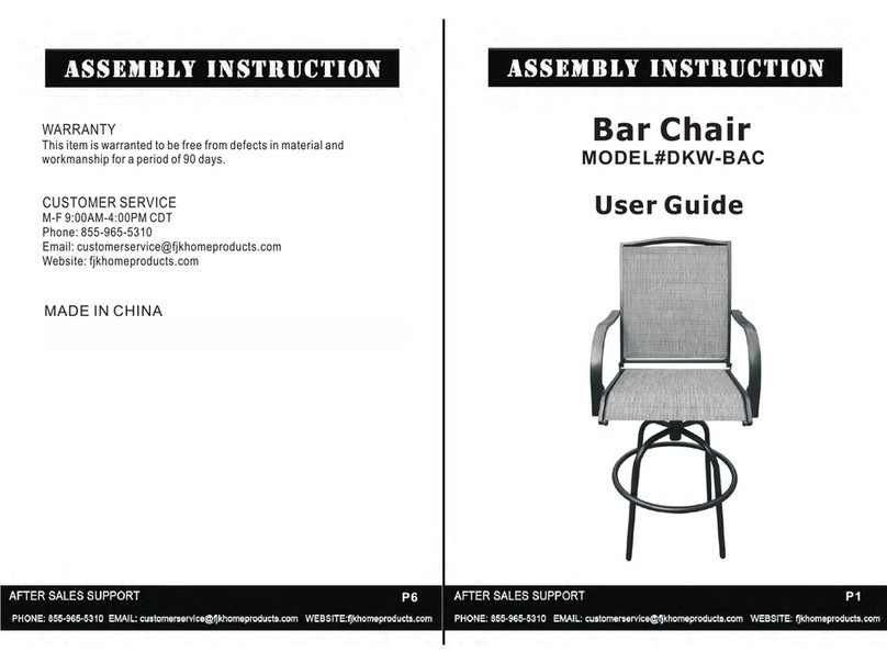 FJK home products DKW-BAC user guide FJK home products DKW-BAC user guide