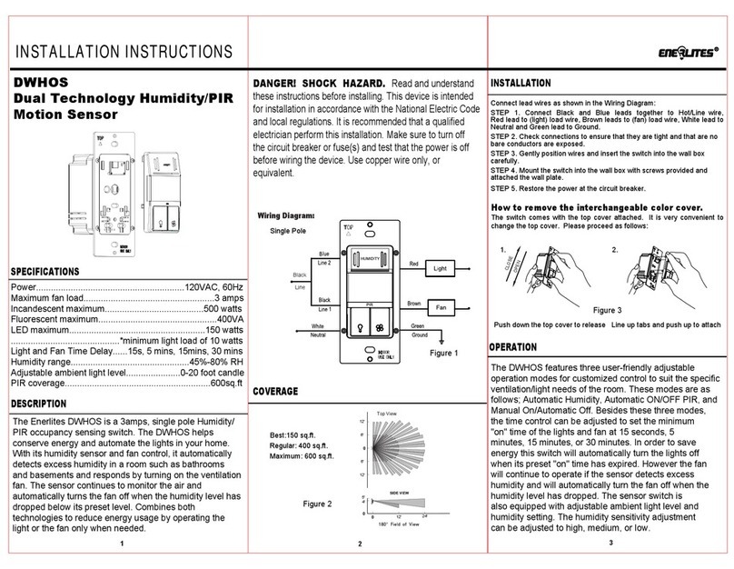 Enerlites DWHOS installation instructions