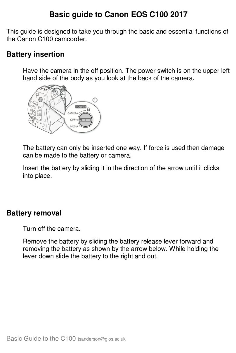 Canon EOS C100 User guide