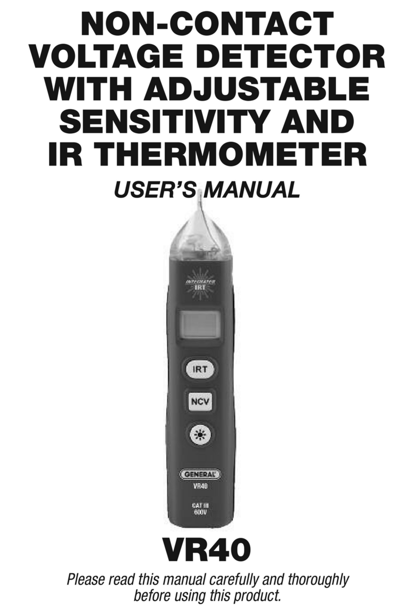 General tools VR40 user manual