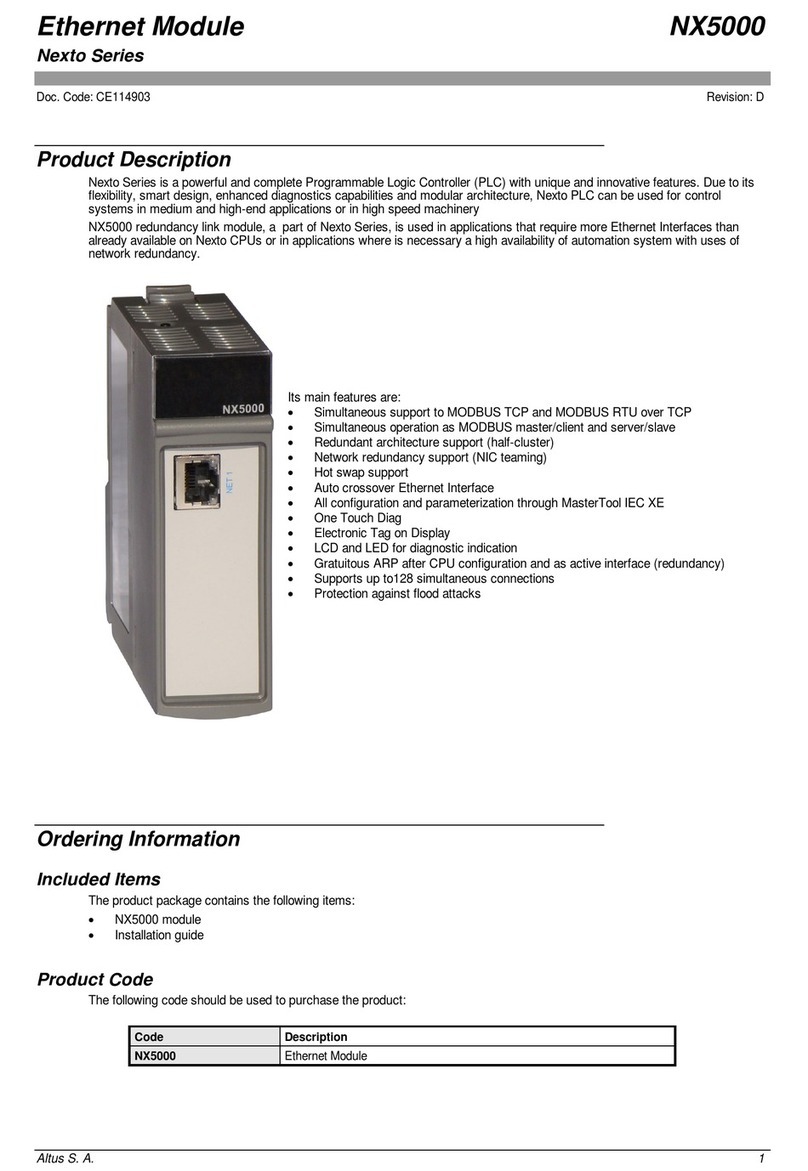 Beijer Electronics NX5000 installation guide
