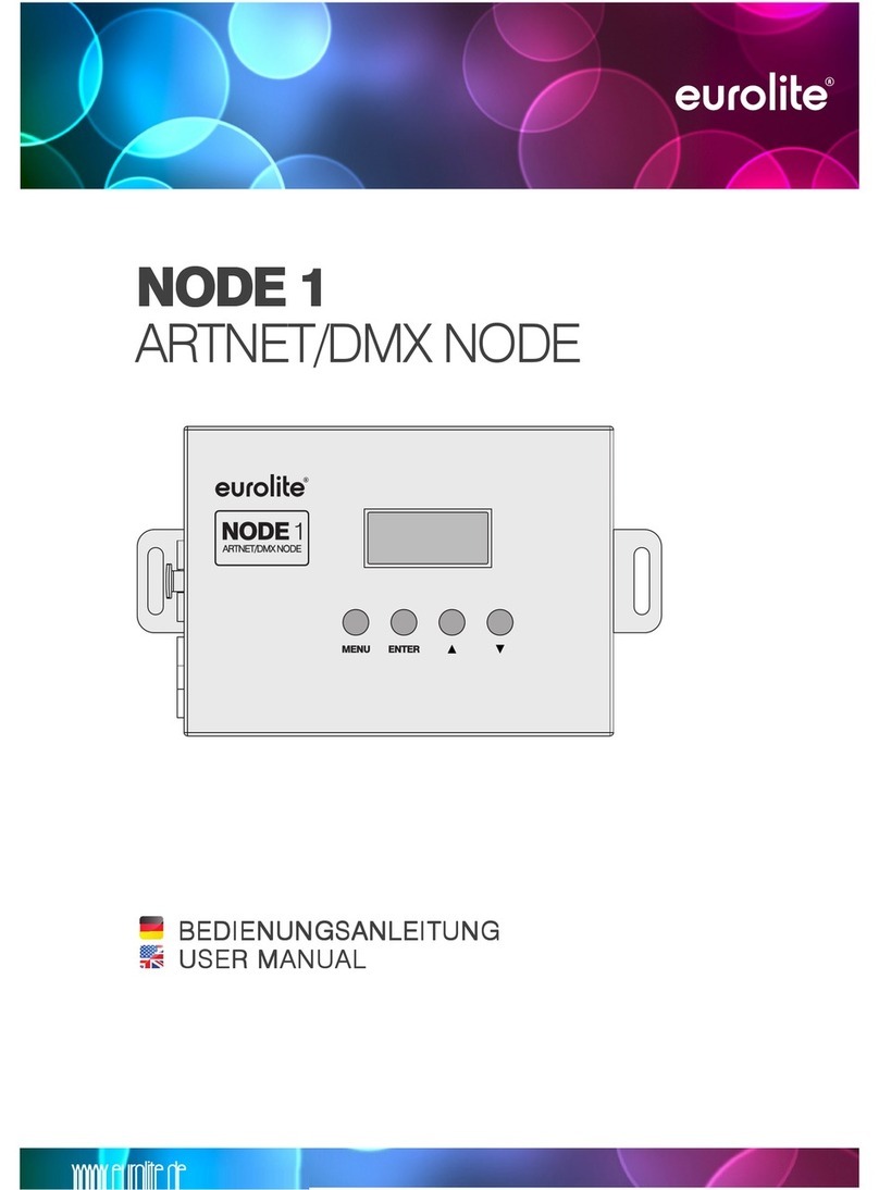 EuroLite ARTNET/DMX NODE 1 user manual