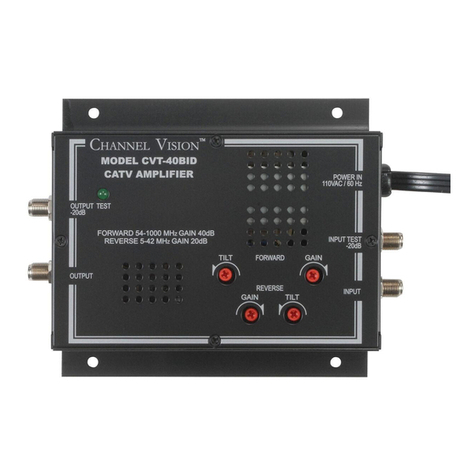 Channel Vision CVT-40BID User manual