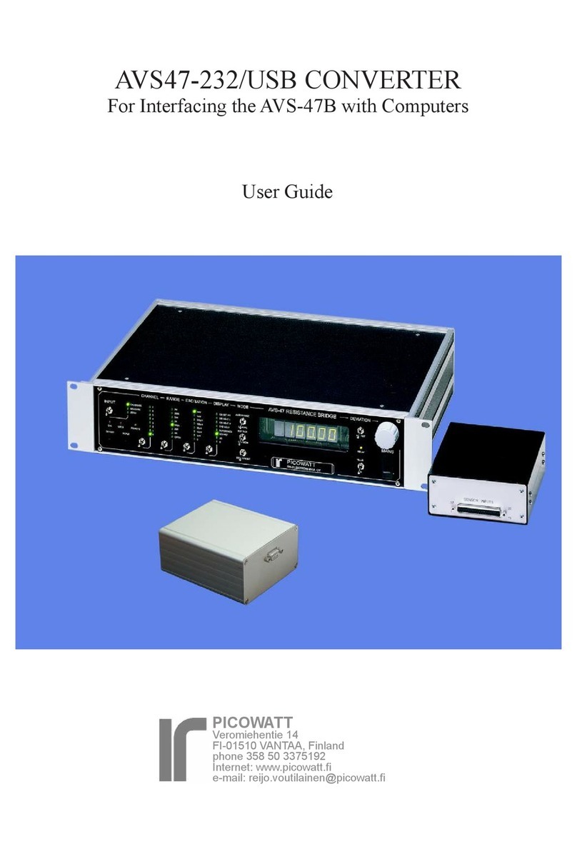 Picowatt AVS47-232 user guide