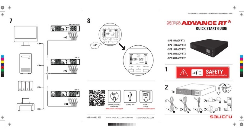 Salicru SPS 800 ADV RT2 User manual