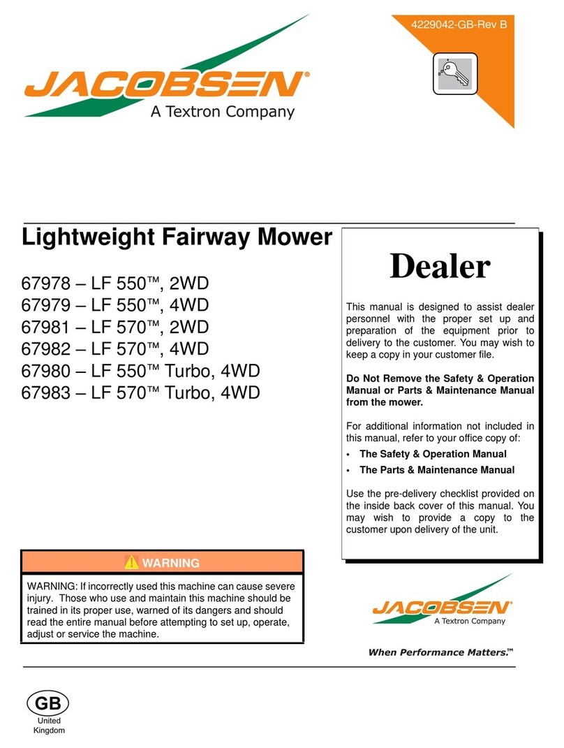 Jacobsen Fairway 67978 User manual Jacobsen Fairway 67978 User manual