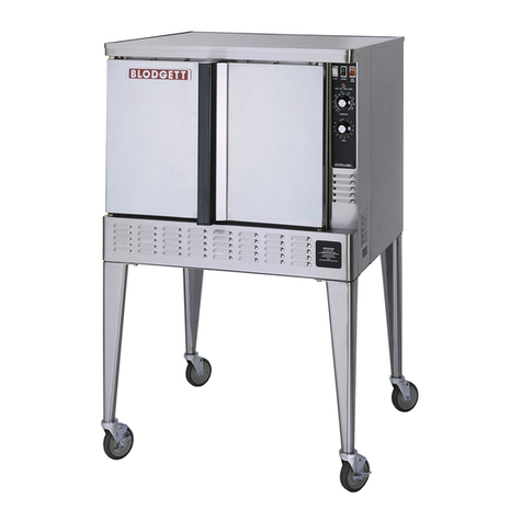 Blodgett ZEPHAIRE-G User manual