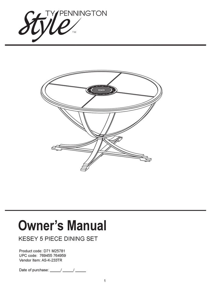 Ty Pennington Style D71 M25781 owner's manual Ty Pennington Style D71 M25781 owner's manual