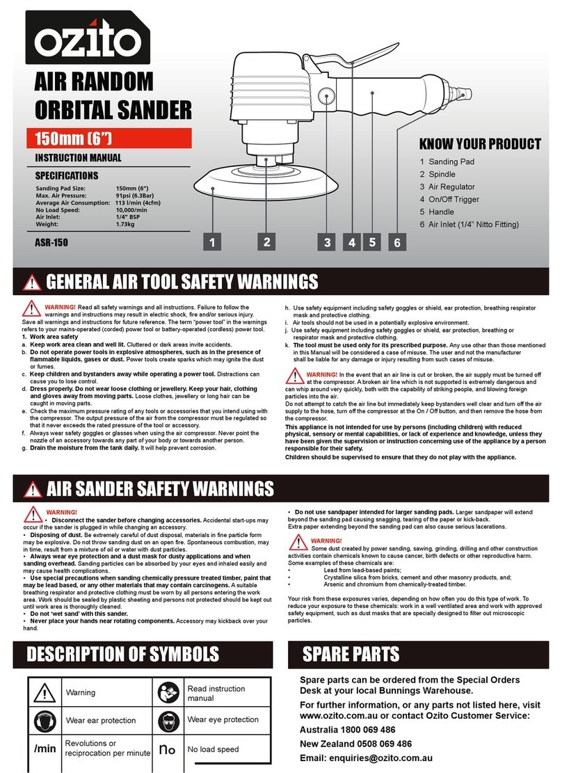 Ozito ASR-150 instruction manual