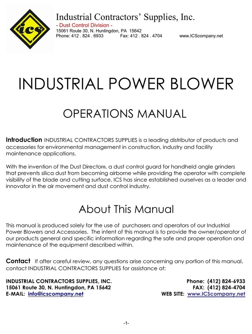 ICS EBS-16 Operation manual