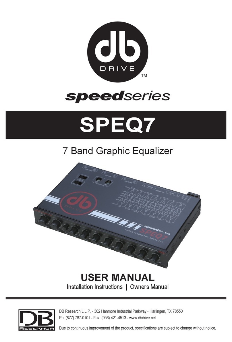 DB Drive SPEQ7 User manual