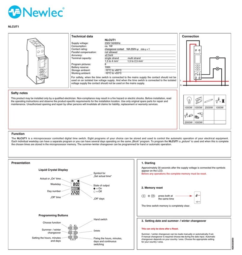 Newlec NLCUT1 user guide