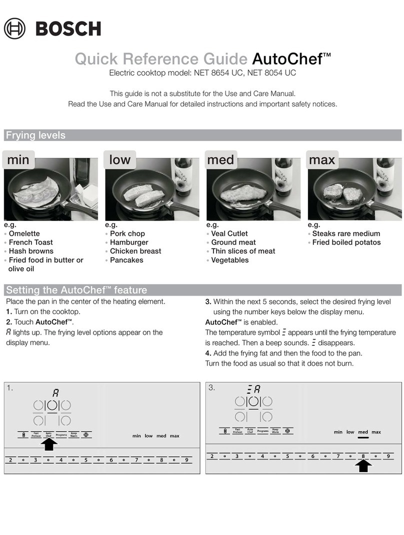 Bosch AutoChef NET 8654 UC User manual